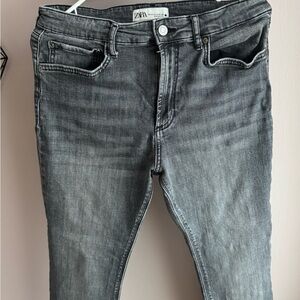 Zara Charcoal Denim jeans